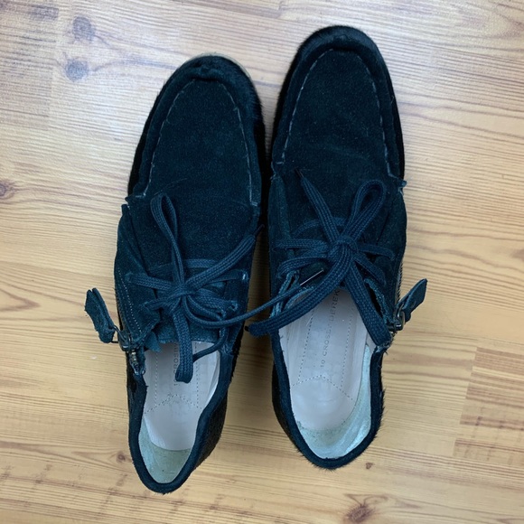 Derek Lam 10 Crosby Black Calf Fur Ezra Boot 7.5 - Picture 10 of 10